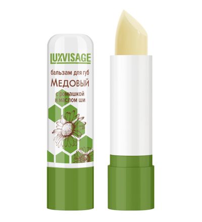 Бальзам для губ Медовый с ромашкой и маслом ши LUX VISAGE