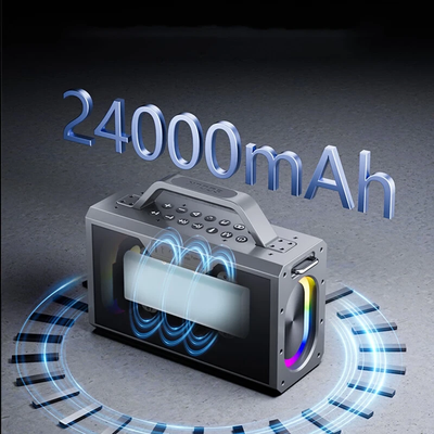 Караоке- система SODLK S1115 200W BLUETOOTH аккумуляторная с двумя беспроводными микрофонами