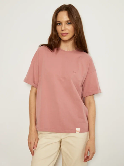 ЖЕНСКАЯ ФУТБОЛКА РОЗОВАЯ "ВОЗДУШНАЯ"