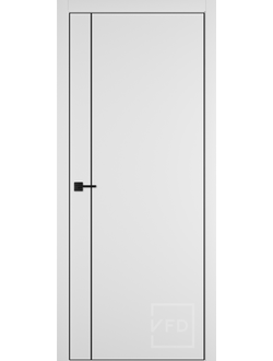 Межкомнатная Дверь VFD Urban 1V Emalex AL черная кромка
