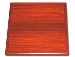 Paduak Veneer with Paduak Edge Varnish Finish