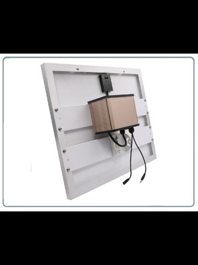 Солнечная панель с аккумуляторами для питания электронных устройств напряжением 12В и обеспечения автономной работы в уличных условиях, 60 А/ч