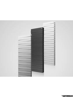 Биметаллический дизайн-радиатор Royal Thermo Pianoforte Tower Bianco Traffico Silver Satin Noir Sable 18 или 22 секции