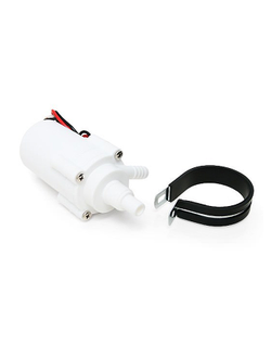 Насос водяной с монтажным хомутом 100GPH, 12В