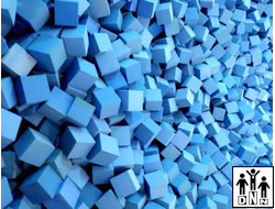 Кубик поролоновый