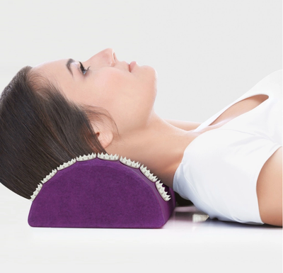 Акупунктурный массажный игольчатый коврик+валик