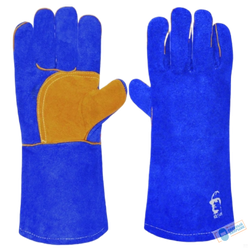 Краги спилковые особопрочнные "Сапфир" иск.мех, 35 см (КТ1453)