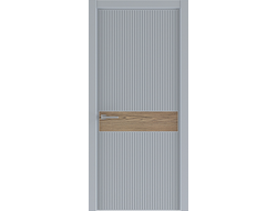 Дверь межкомнатная серая Line 2 Люкс