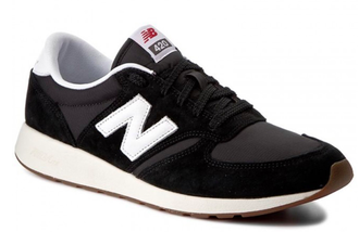 New Balance 420 Черные с белым (41-44) Арт. 398M-A