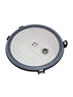 Съемная внутренняя алюминиевая крышка старого образца с прокладкой в сборе на мультиварки Редмонд