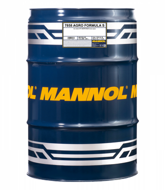 МОТОРНОЕ МАСЛО MANNOL Agro Formula S MN7858-DR 208L (Полусинтетика)