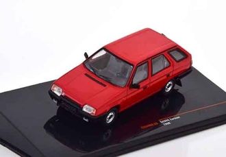 Масштабная модель Skoda Forman 1990 dark red