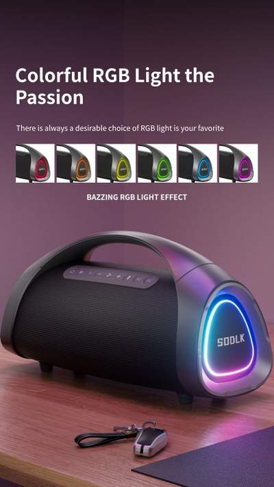 Караоке - система SODLK S1617 320W BLUETOOTH аккумуляторная с двумя беспроводными микрофонами