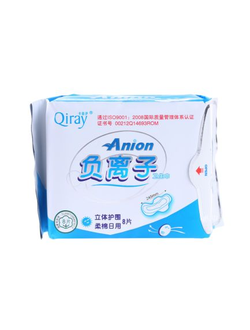 Женские прокладки анионовые QIRAY ANION (дневные) антибактериальные