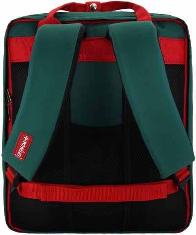 Рюкзак Сумка Чемодан ручная кладь 36x30x27 Optimum Pobeda RL, зеленый