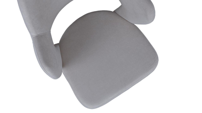 Стул СИЭТЛ Черный муар/Велюр DREAM Grey (серый)