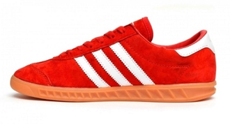 Adidas Hamburg Suede красные (36-45) Арт.006МF