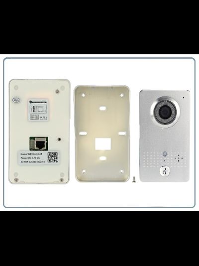 WiFi/LAN вызывная панель видеодомофона, интерком связь с активным подавлением шума, открытие замка через мобильное приложение, VGA. до - 20 град.С.