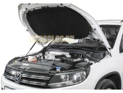 Амортизаторы капота, 2 шт. АвтоУпор для Volkswagen Tiguan I рестайлинг 2011-2016