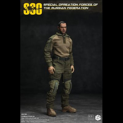 ПРЕДЗАКАЗ - Пулеметчик ССО РФ - Коллекционная ФИГУРКА 1/6 scale Special Operation Forces of The Russian Federation (SSO) (26075B) - Easy&amp;Simple ?ЦЕНА: 26300 РУБ.?