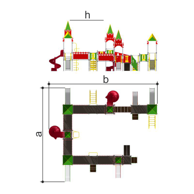 Детский игровой комплекс Romana 101.29.00