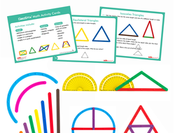 Палочки счетные Геостикс (100 дет.). Набор математический с заданиями