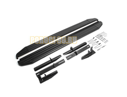 Пороги на Mitsubishi Outlander (2012-2015) Black-Premium