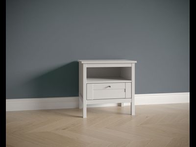 Фрея Тумба прикроватная (мдф) (Белый), Ш540*В530*Г399 мм