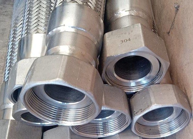 Металлорукав РВД рукав высокого давления под плоскую прокладку из нержавеющей стали