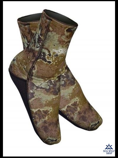 Носки неопреновые 7мм AquaDiscovery "OPEN CELL Duratex Camo" p.38/39