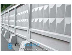 Бетонный забор с установкой купить