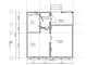 Одноэтажный каркасный дом с одной спальней 23м² (SK44)