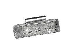 Набор грузиков для грузовых колес со скобой, 200 г, 10 шт. Clipper 010200