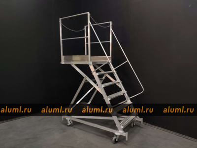 Стремянка передвижная алюминиевая Н-1.7А