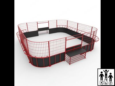 Панна площадка стальная квадратная с высоким бортом DNN