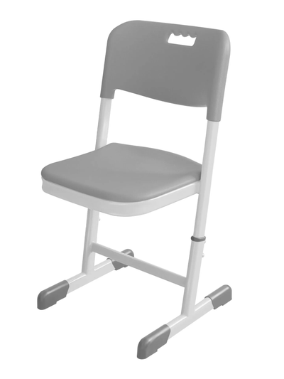 Школьный стул ШС61 серый пластик