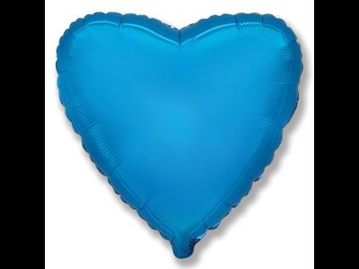 Шар (18''/46 см) Сердце, Синий