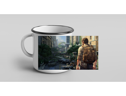 Кружка металлическая эмалированная  ОДНИ ИЗ НАС, THE LAST OF US  №6