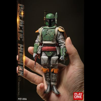 Боба Фетт (Звездные Войны, Star Wars: The Empire strikes back) - Коллекционная фигурка 1/12 SCALE Galactic Hunter (POT-0006) - Play One twelve
