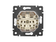 Legrand 774120, Valena Розетка влагозащищенная с крышкой, IP 44, слоновая кость, вид сзади