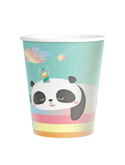 Стаканы "Панда на радуге" 260мл, 6шт