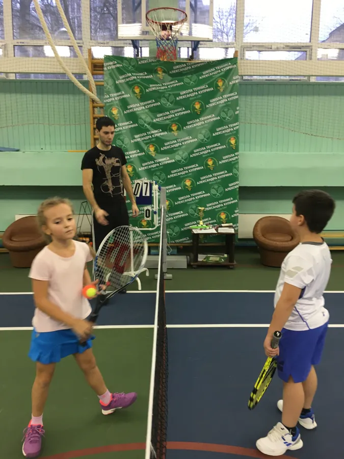Маренкова Ксения и Бадалян Эрик.  "JUNIOR MASTERS Оранжевый Мяч" 2 декабря 2017 года