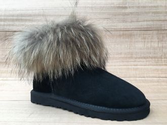 UGG Australia Черные с мехом (36-40) Арт.010F