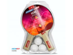 Набор START LINE 2 Ракетки Home 1 звезда + 3 Мяча + Сетка с креплением в Воронеже