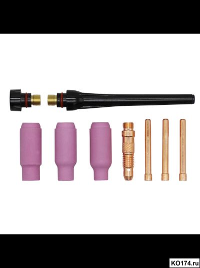 Горелка Optima TW 17 (ОКС10х25 / 2pin / Gas б/р) 4м (XL17410210)