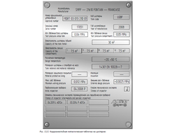 табличка автоцистерны по ДОПОГ 6.8.5.2.1