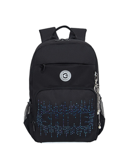 Рюкзак школьный GRIZZLY RG-464-3 Черный-фиолетовый