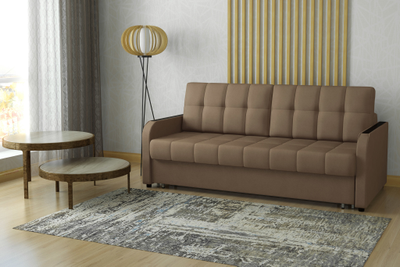 ДВУСПАЛЬНЫЙ КОМПАКТНЫЙ ПРУЖИННЫЙ ДИВАН-КРОВАТЬ ВИКТОРИЯ, МЕТАЛЛОСКЕЛЕТ С МЕХАНИЗМОМ ЕВРОКНИЖКА В МОСКВЕ НЕДОРОГО