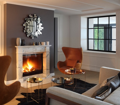 Потолочный карниз с гладким профилем из дюрополимера Orac Decor коллекция Axxent CX124