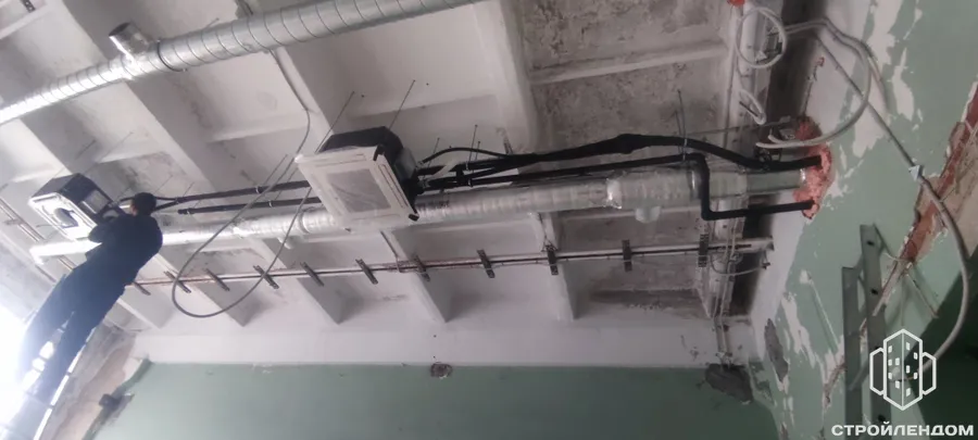 Монтаж VRV и ККБ системы 